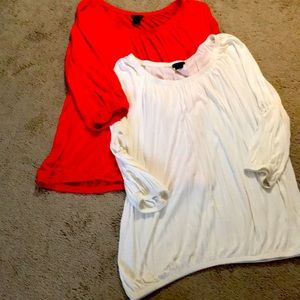 Set of Ann Taylor Tops xl. Elastic waists.